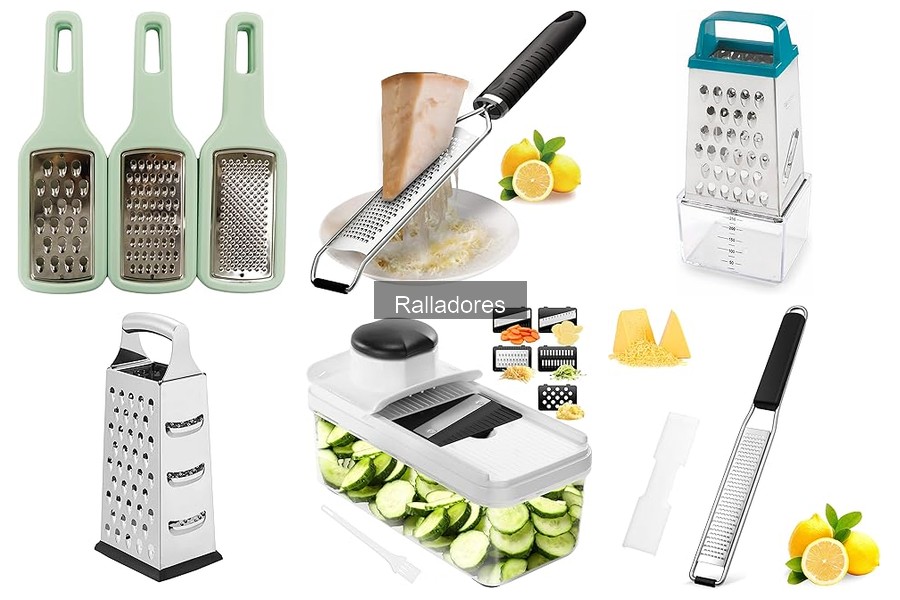 Tipos de ralladores y sus características para tu cocina