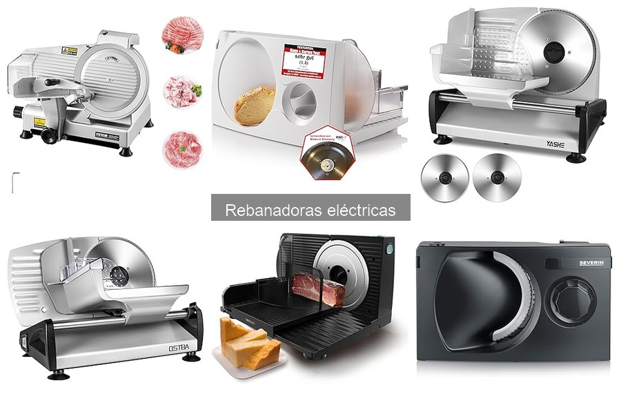 Tipos de rebanadoras eléctricas y sus características