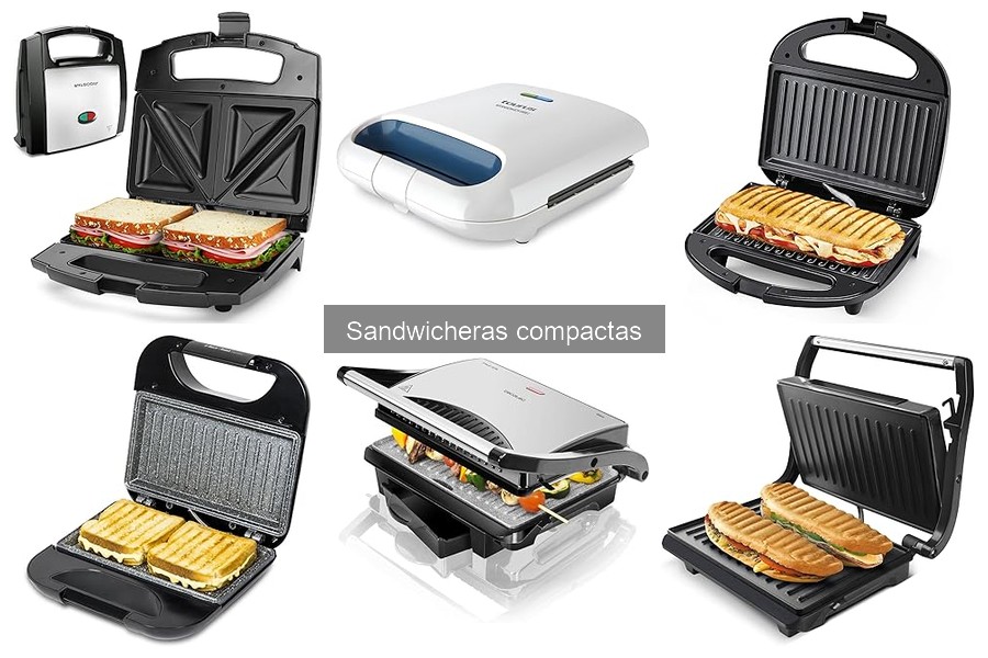 Tipos de sandwicheras compactas para tu cocina