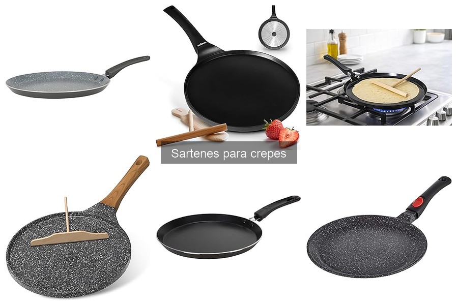 Tipos de sartenes para crepes: ¡Encuentra la mejor para ti!