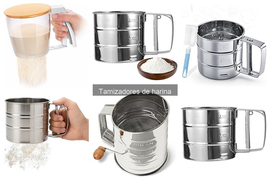 Tipos de tamizadores de harina y sus características