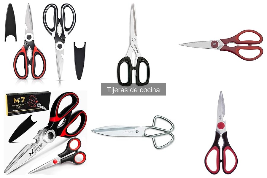 Tipos de tijeras de cocina: ¿Cuál elegir para cada uso?