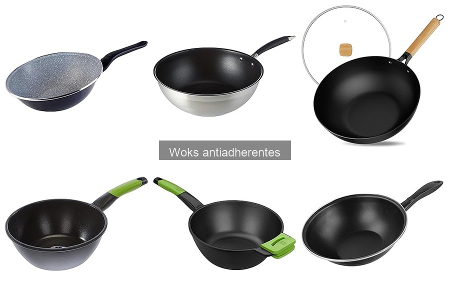Tipos de woks antiadherentes: encuentra el ideal para ti