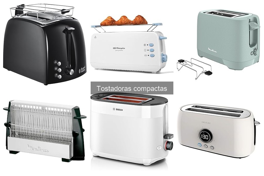 Tostadoras compactas vs. estándar: ¿cuál elegir?