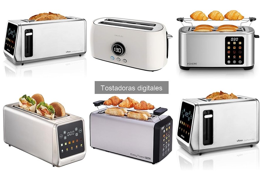 Tostadoras digitales con funciones especiales para tu cocina