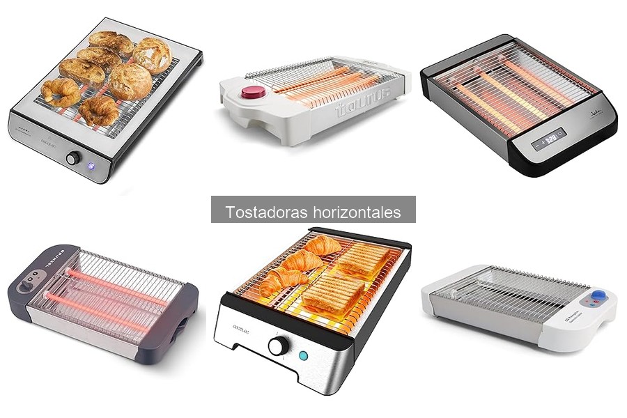 Tostadoras horizontales recomendadas para familias grandes