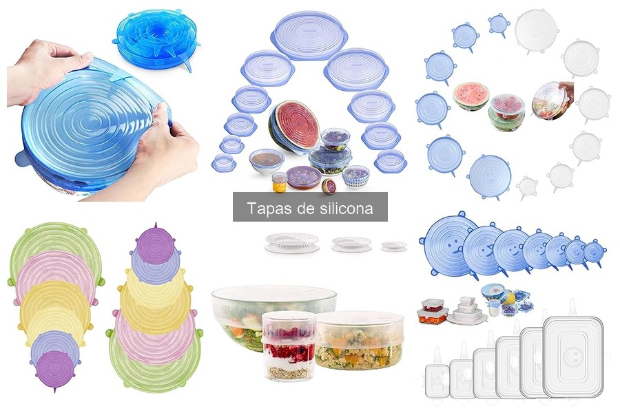 Usos creativos de tapas de silicona en la cocina