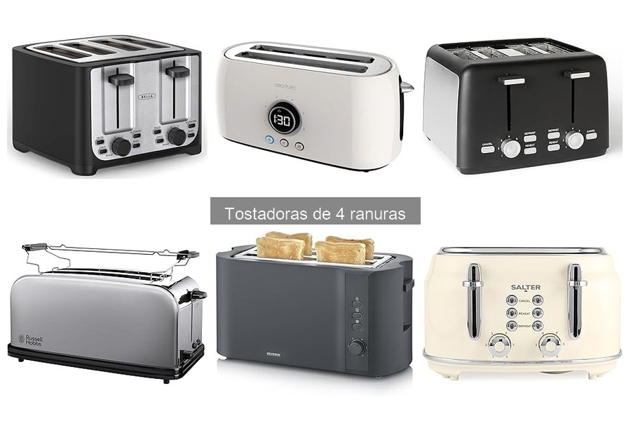 Ventajas de elegir una tostadora de 4 ranuras en lugar de 2