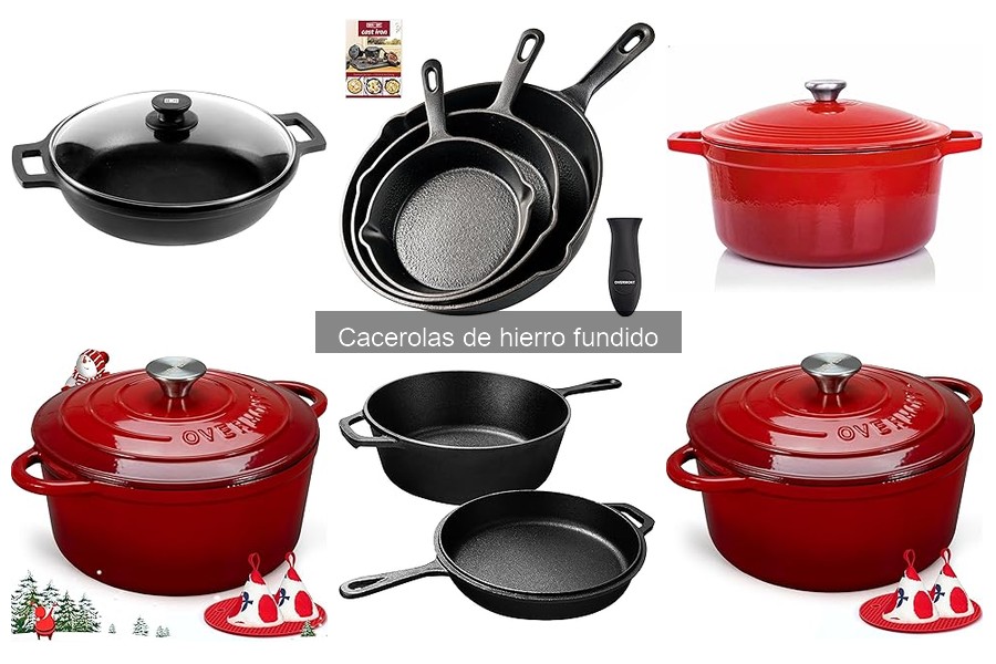Ventajas de usar cacerolas de hierro fundido para cocinar lento