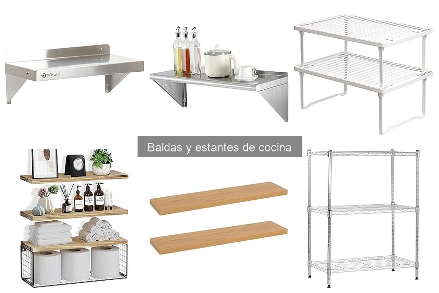 Ventajas de Usar Estantes en la Cocina para Mejorar Espacio