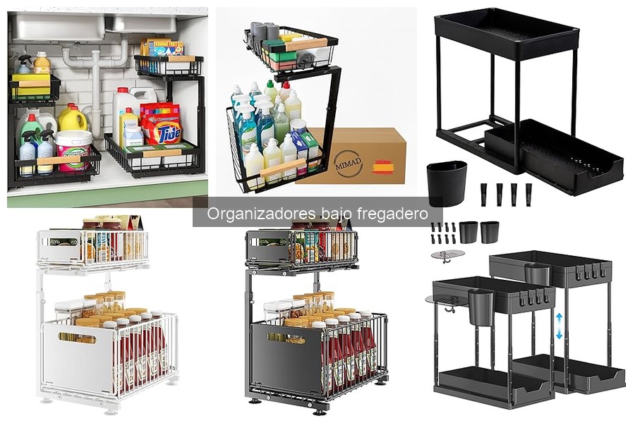 Ventajas de usar organizadores bajo fregadero en la cocina