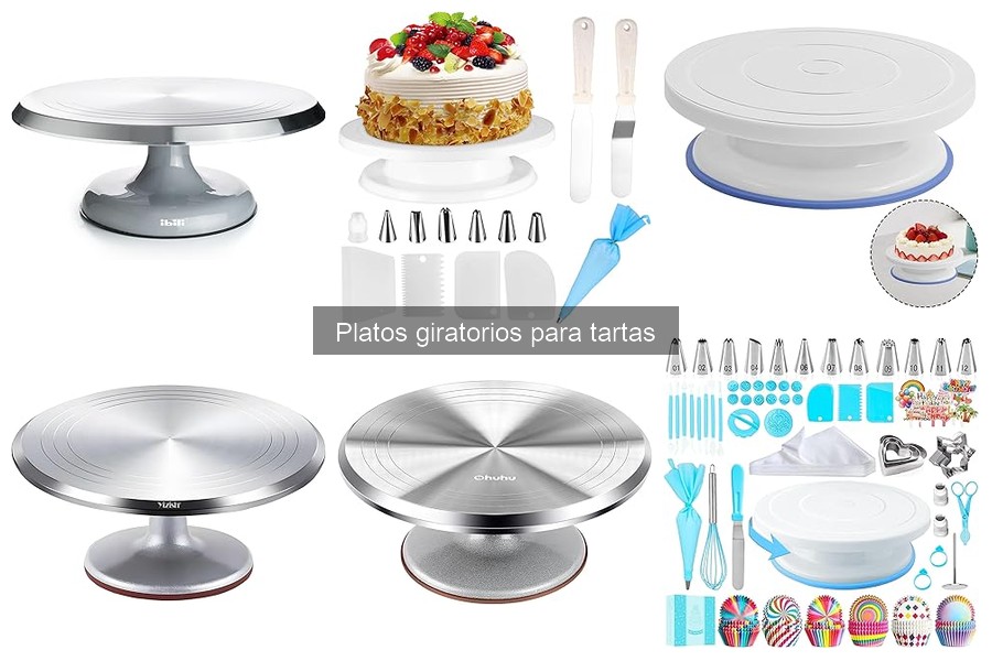Ventajas del Plato Giratorio para Tartas en Decoración