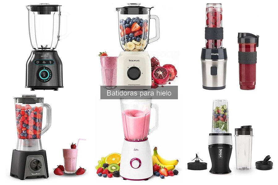 Ventajas y desventajas de las batidoras para hielo