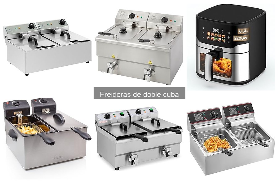 Ventajas y desventajas de las freidoras de doble cuba