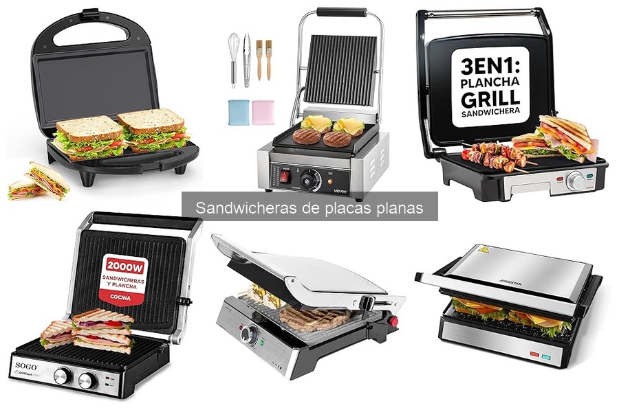 Ventajas y desventajas de las sandwicheras de placas planas