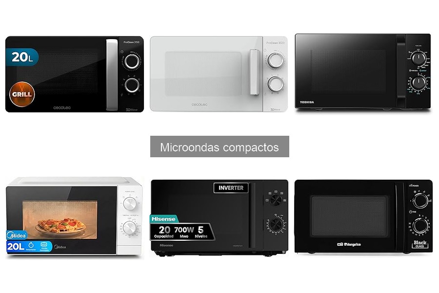 Ventajas y desventajas de los microondas compactos