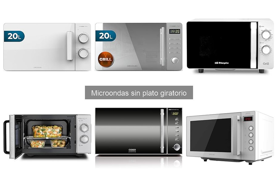 Ventajas y desventajas de los microondas sin plato giratorio