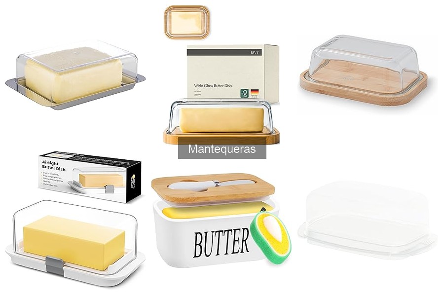 Ventajas y desventajas de mantequeras de cerámica y plástico
