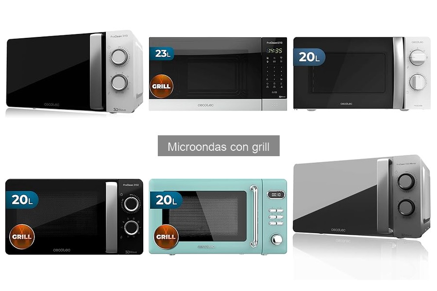 Ventajas y desventajas del microondas con grill